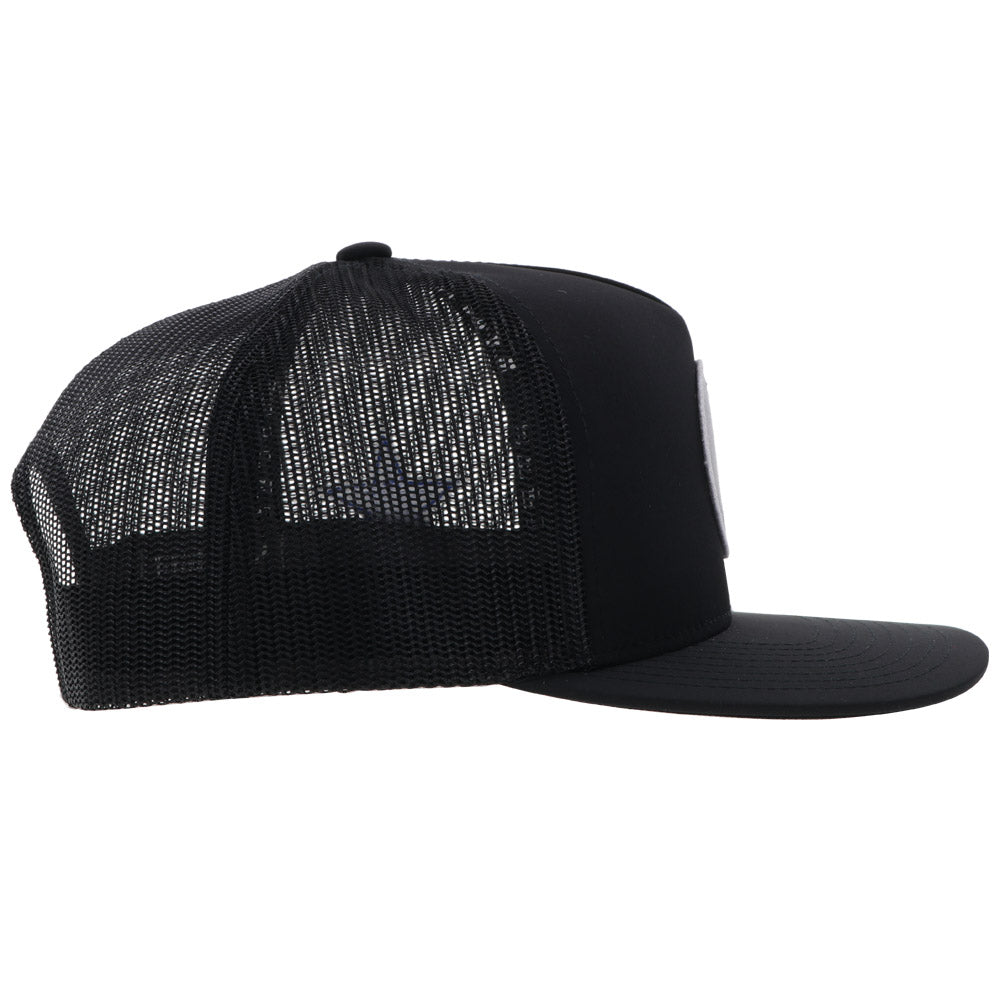 "Dallas Cowboys" HOG Hat Black w/ Grey & Navy