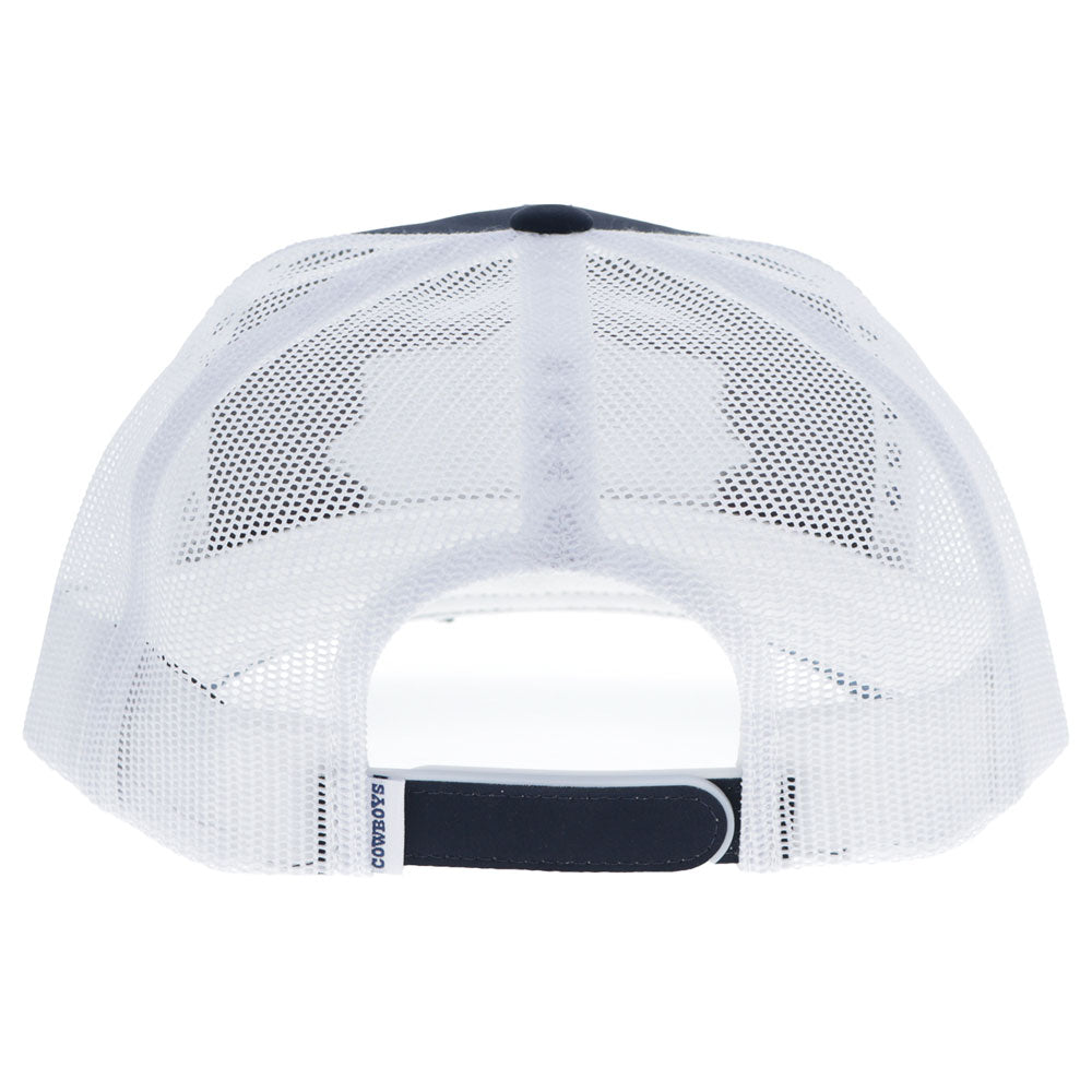 "Dallas Cowboys" Hat Navy & White w/Diamond Patch