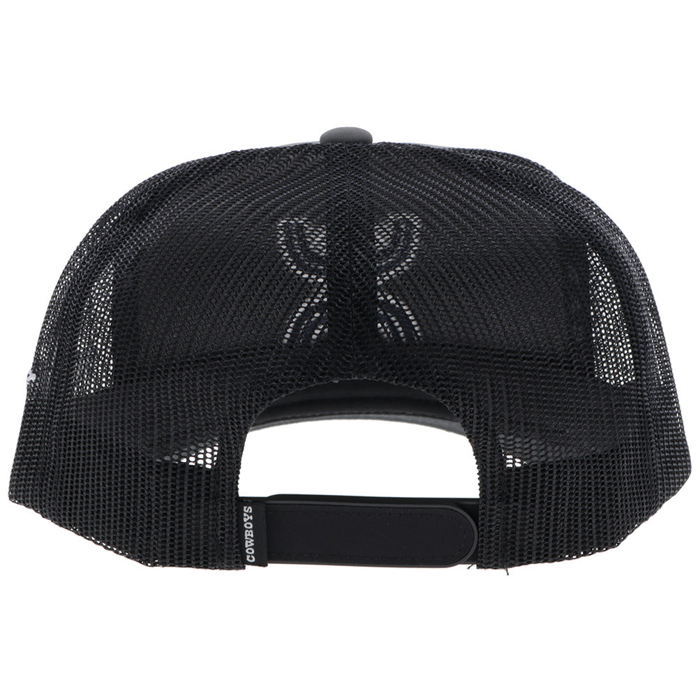 "Dallas Cowboys" Hat Dark Grey w/Hooey Logo