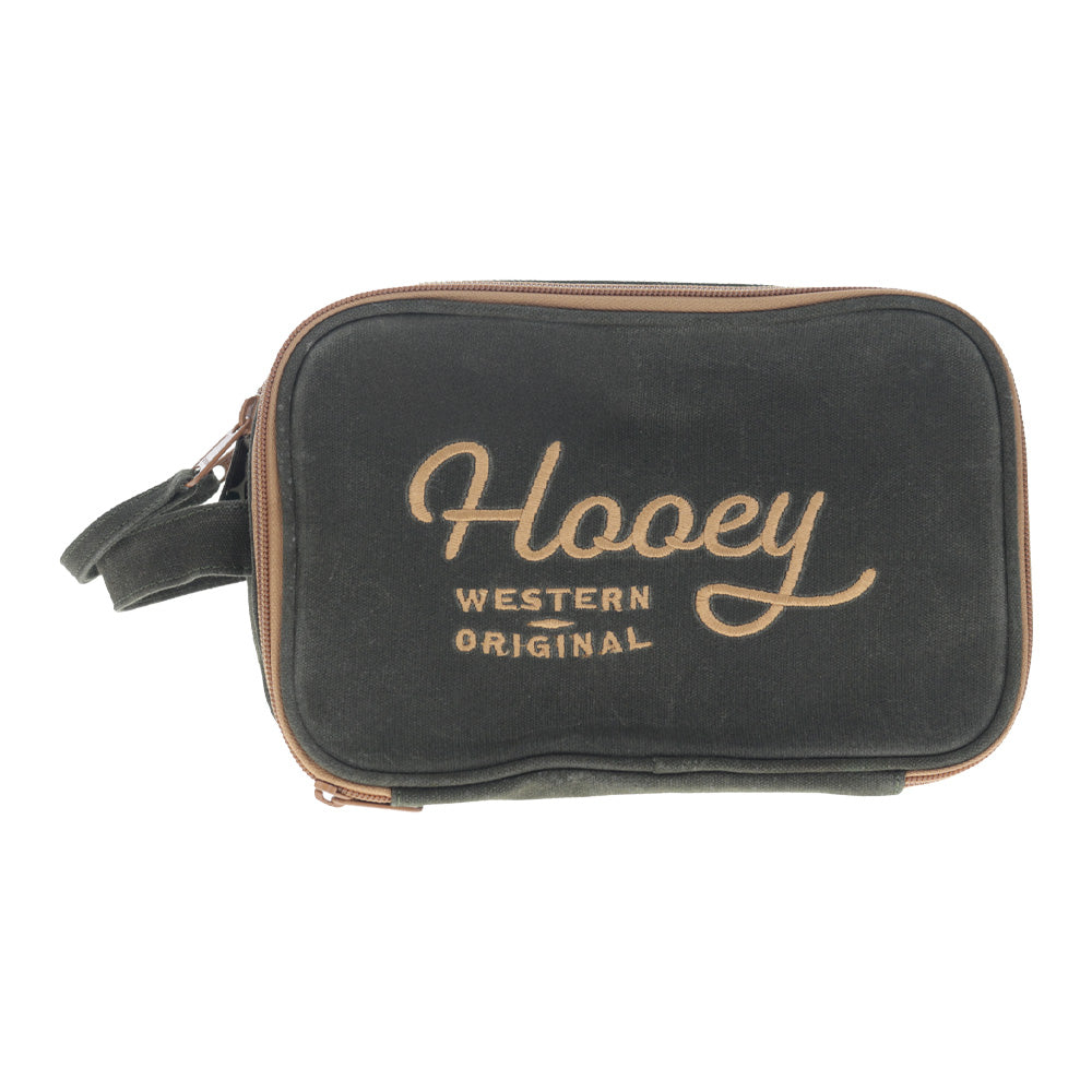 Dopp Kit Travel Bag Green/Tan