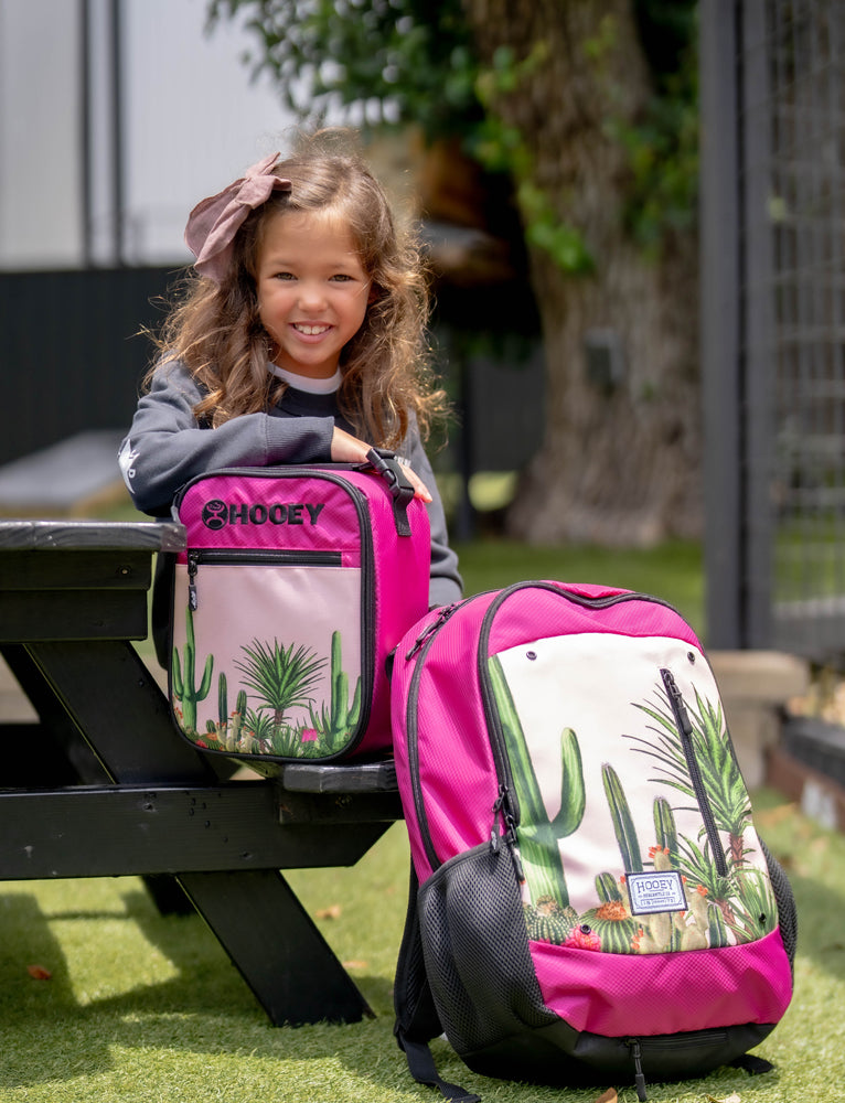 "Rockstar" Hooey Backpack Pink w/Cactus Print