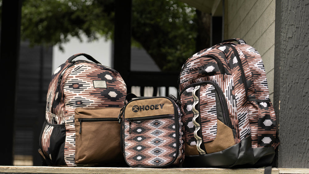 "Recess" Hooey Backpack Brown/Black w/Aztec