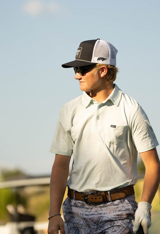 "Hot Shot" Mint Polo