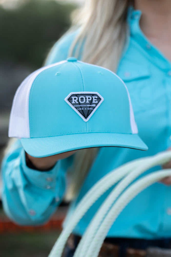 RLAG Turquoise/White Hat