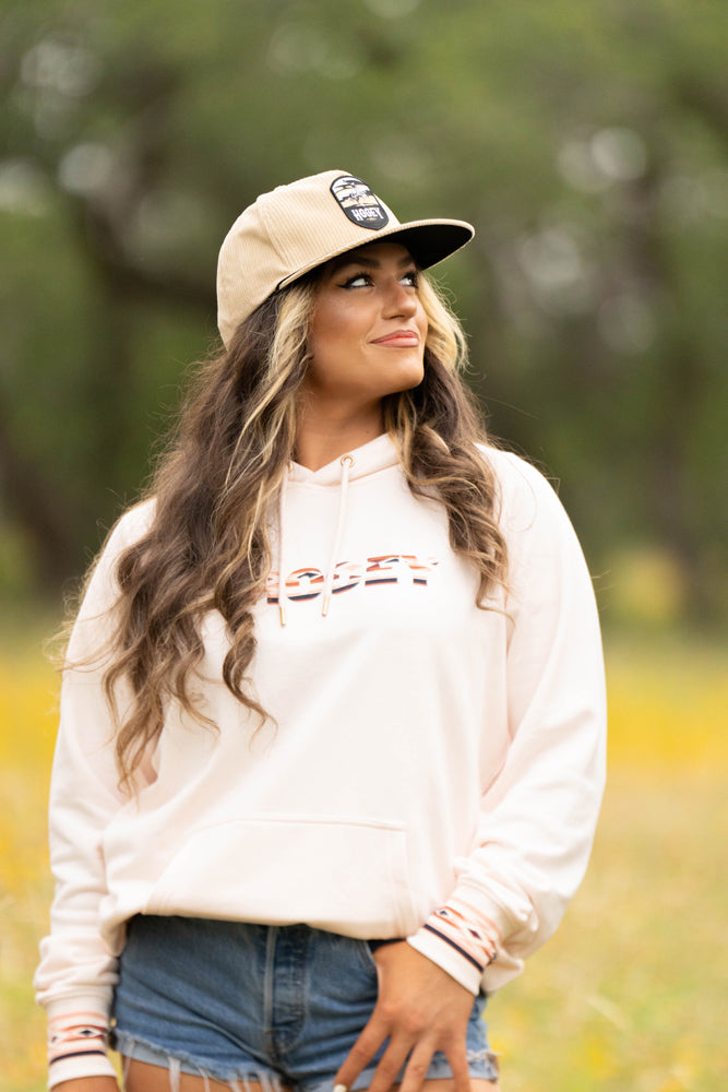 "The Dally " Pink/Aztec w/ Hooey Logo Hoody
