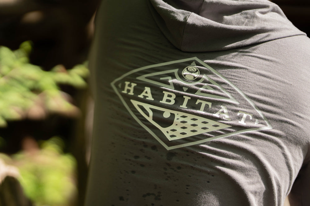 "Hooded Captain" Grey Long Sleeve T-shirt