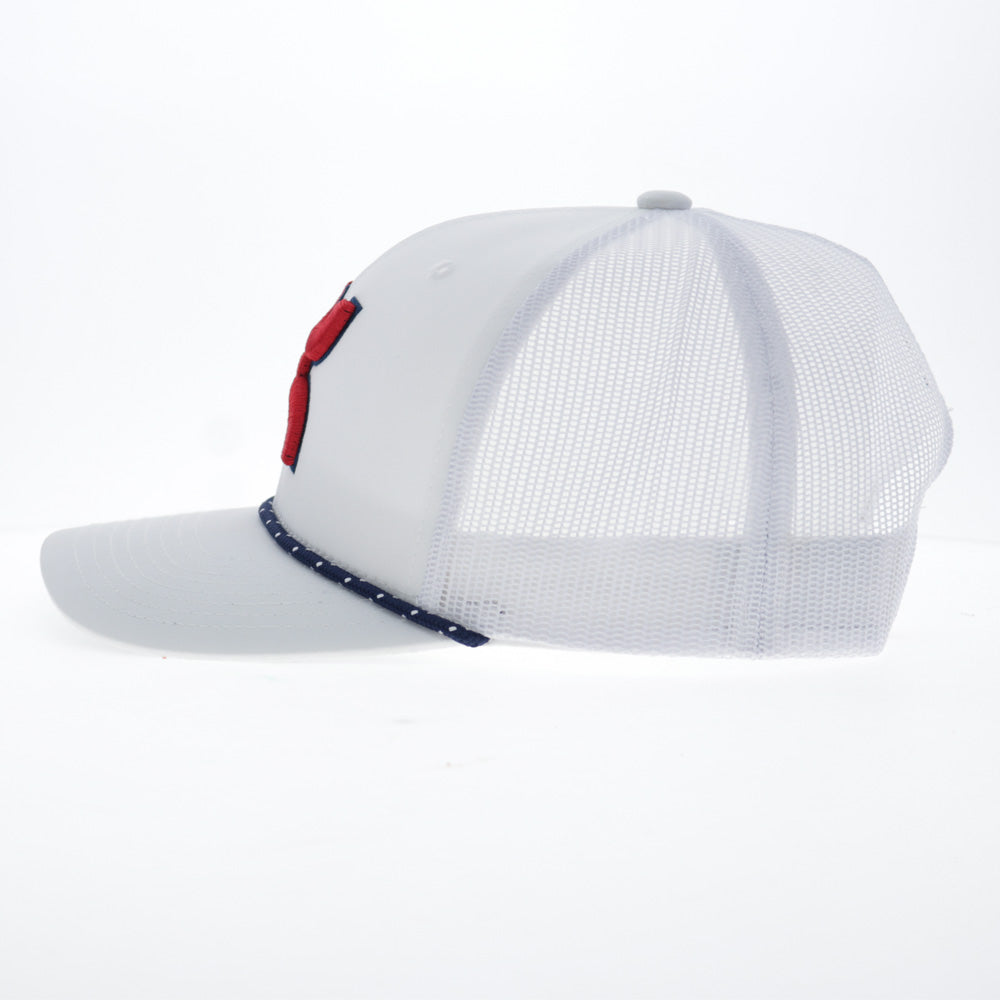 "Sterling" Hat White w/Red Hooey Logo