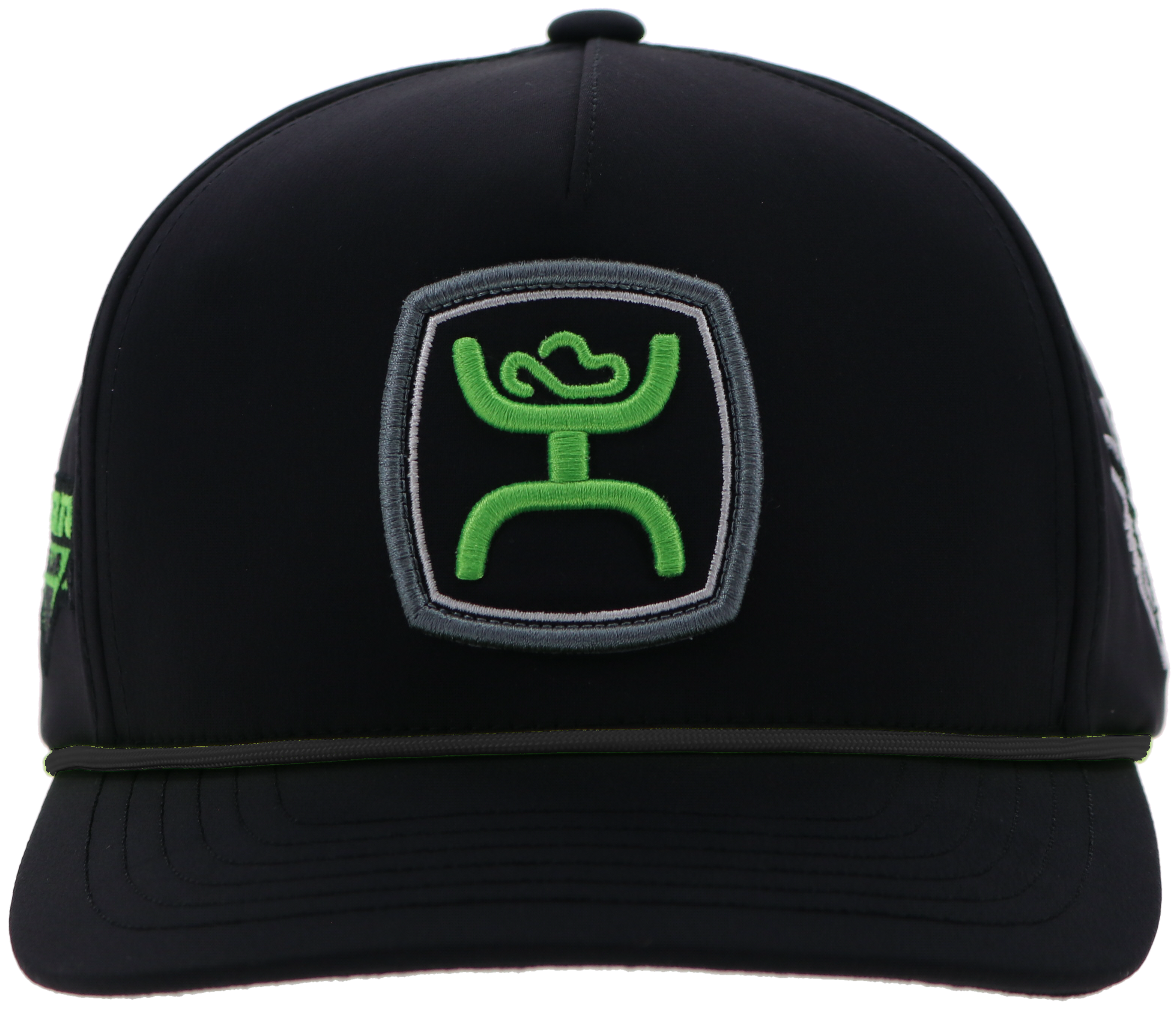 "Austin Gamblers" Black Hat w/White /Neon Green Hooey Logo