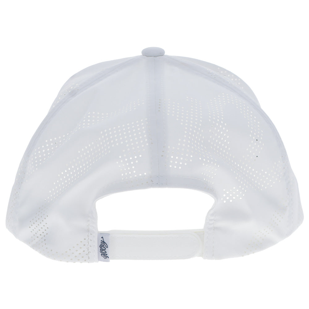 "Gruene Hall" Hat White w/Red/White/Blue Patch