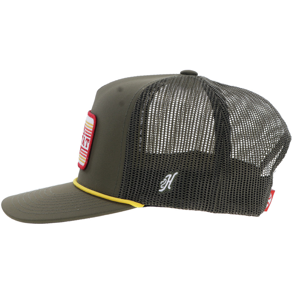 "Habitat" Hat Green w/Rectangle Patch