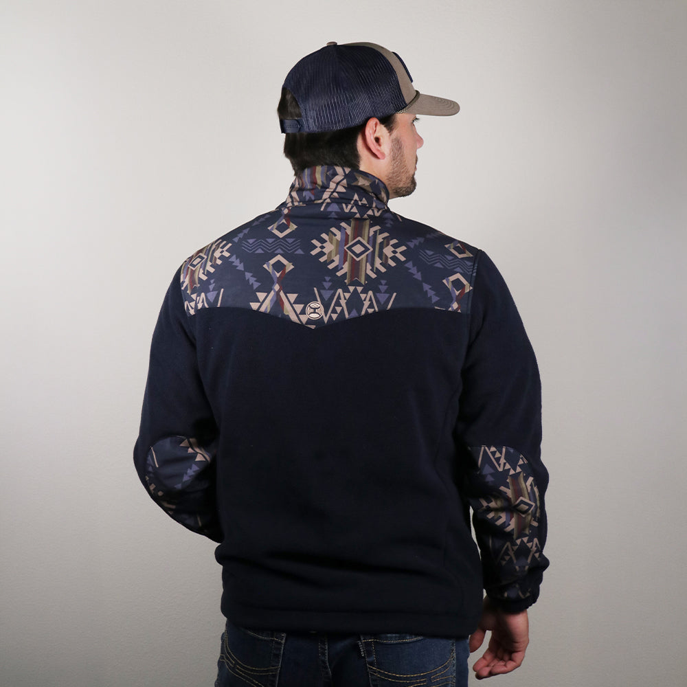 Alamosa Tech Fleece Jacket Dark Navy/ Aztec