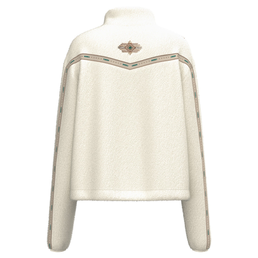 Mia Fleece Crop Pullover Cream