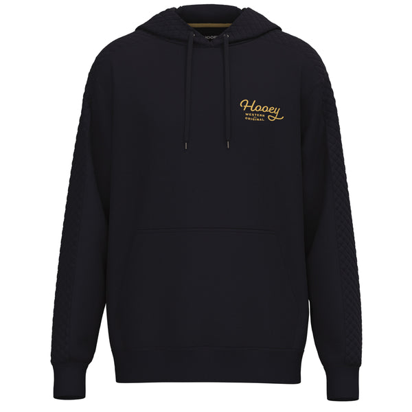 Canyon navy with gold logo hoody