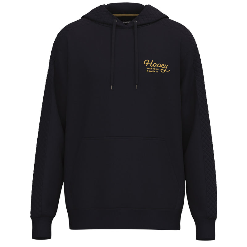 Canyon navy with gold logo hoody