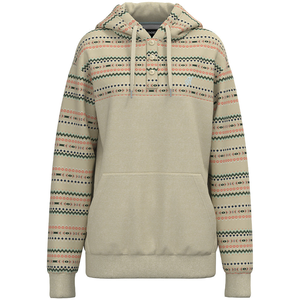 "Jimmy" Cream w/ Multi Color Aztec Hoody