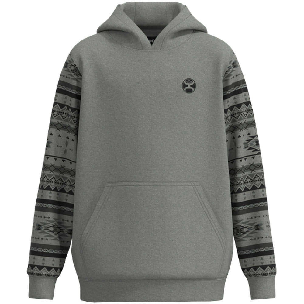 Youth "Legendary Polar Fleece" Grey w/Aztec Hoody