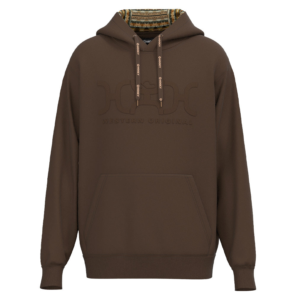 "Legendary" Hoody Brown w/Interior Aztec Detailing