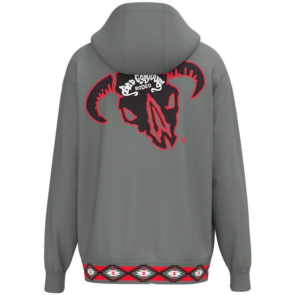 Bad Company Rodeo Hoody Grey w/ Logo on Back
