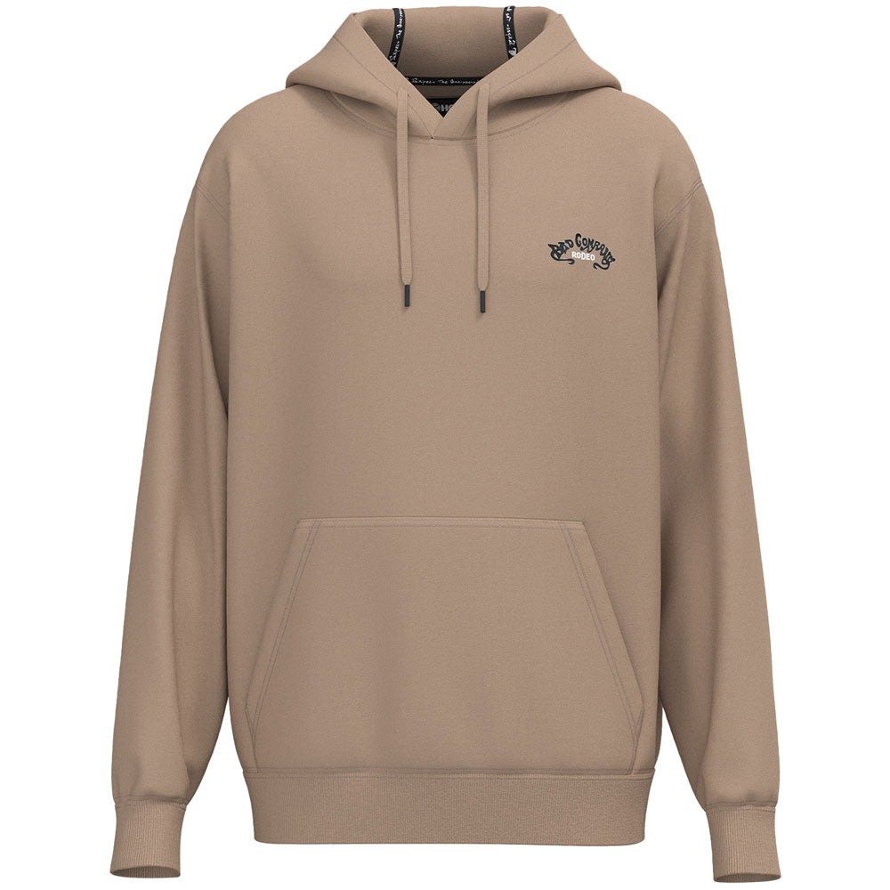 Bad Company Rodeo Hoody Tan w/ Logo on Back