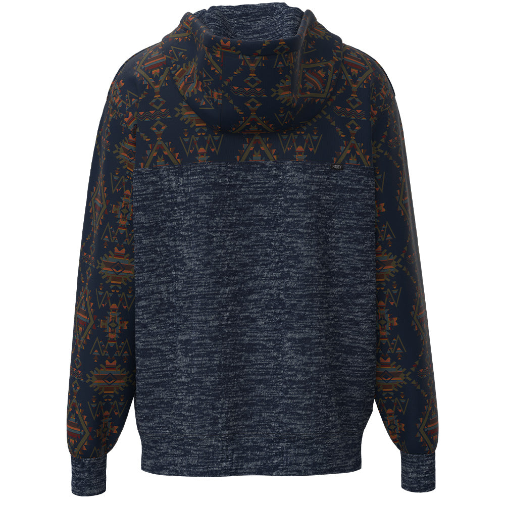 "Jimmy" Navy Blue w/Orange Aztec