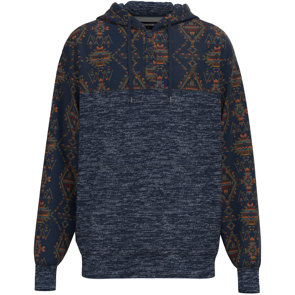 "Jimmy" Navy Blue w/Orange Aztec
