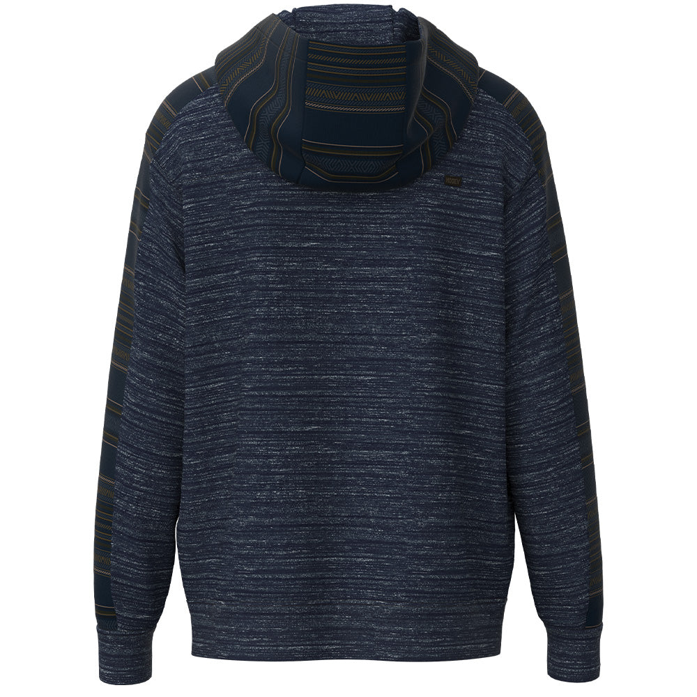 "Canyon" Navy Blue w/Serape Hoody