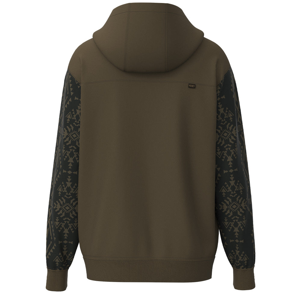 "Legendary Hoody" Brown w/Aztec on Sleeves