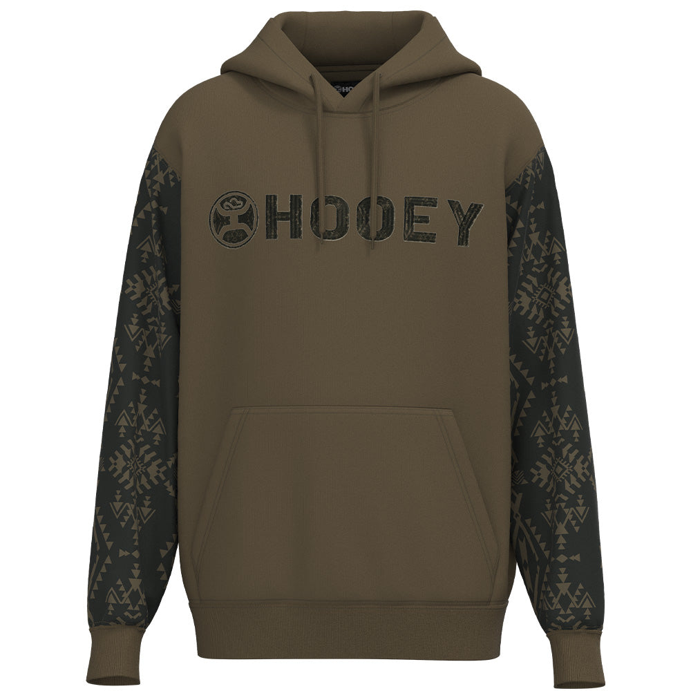"Legendary Hoody" Brown w/Aztec on Sleeves