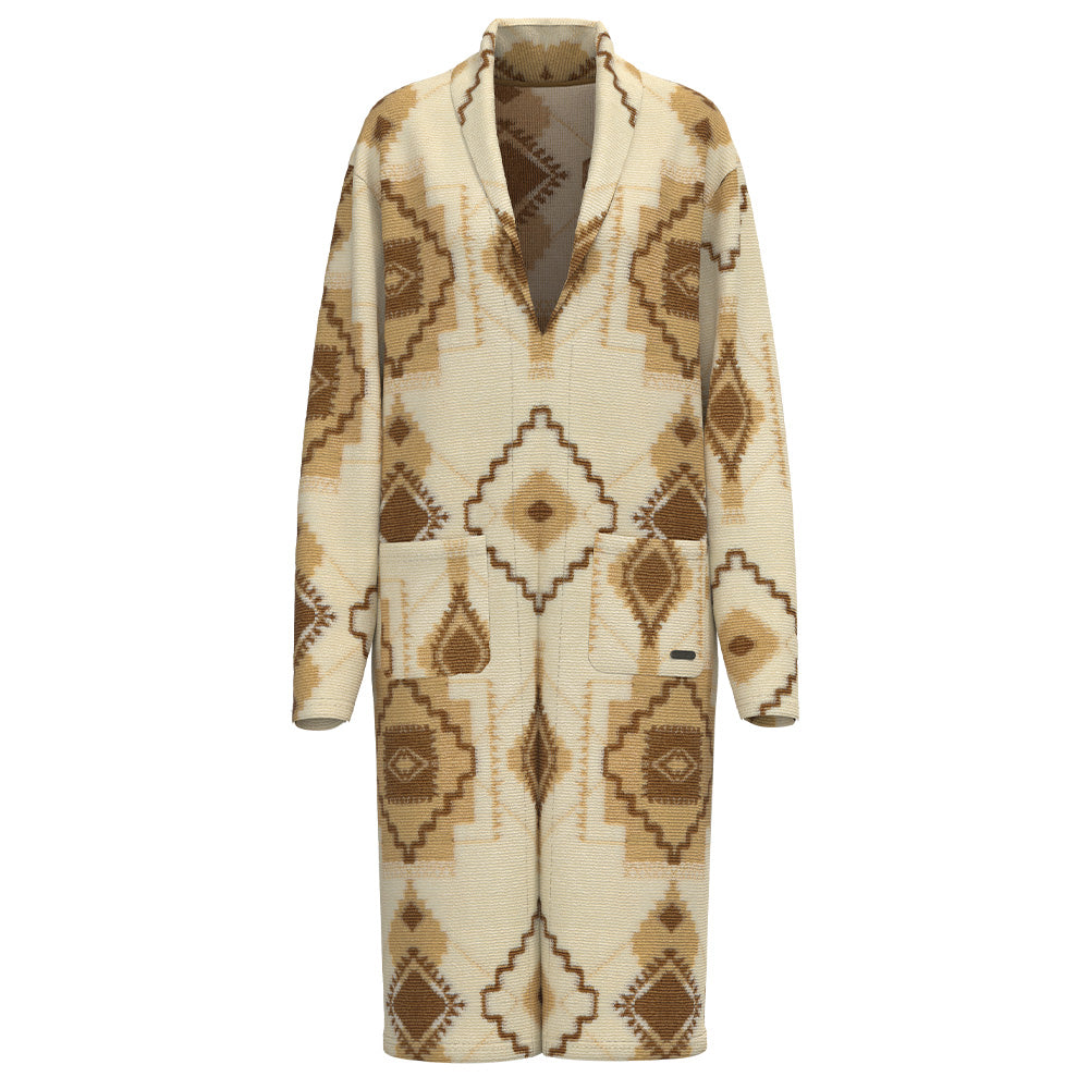 "Driskill" Duster Cream/Aztec