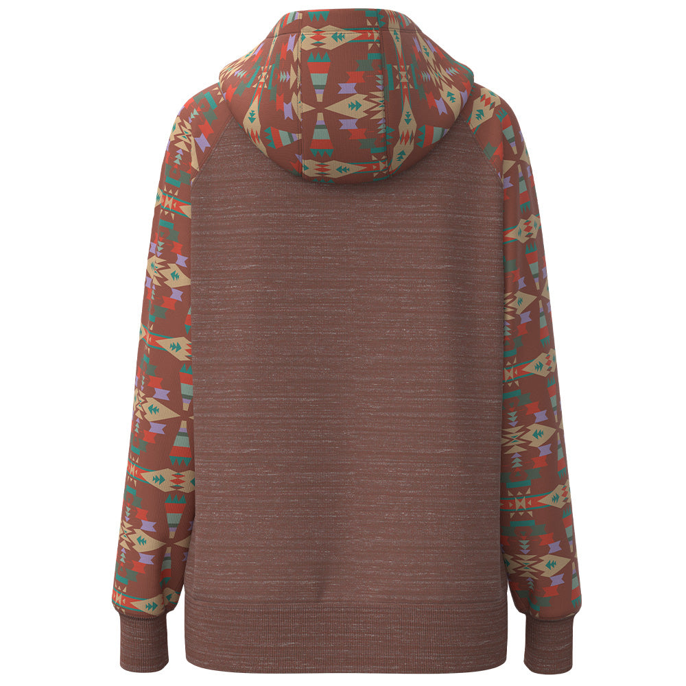 "Punchy Legendary" Light Mahogany w/Aztec Hoody