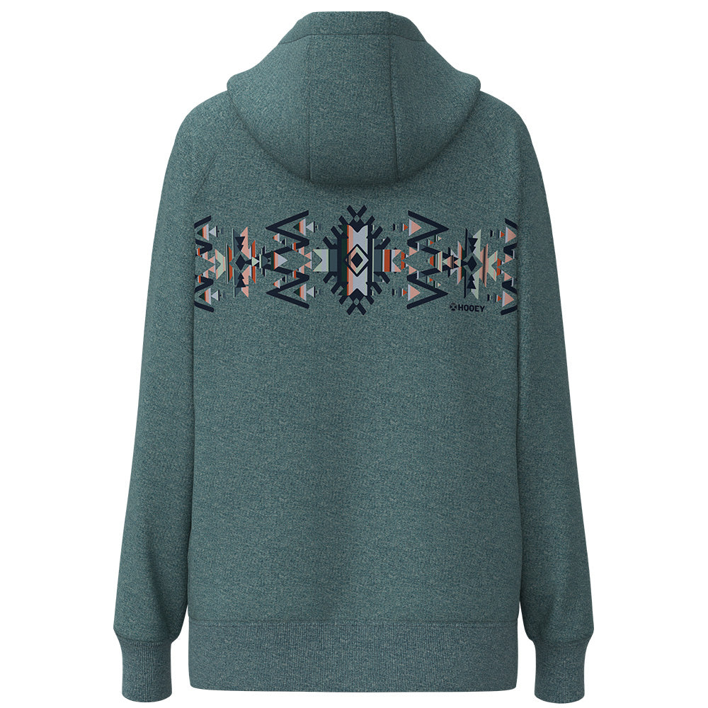 "Legendary Polar Fleece" Blue w/Aztec Hoody