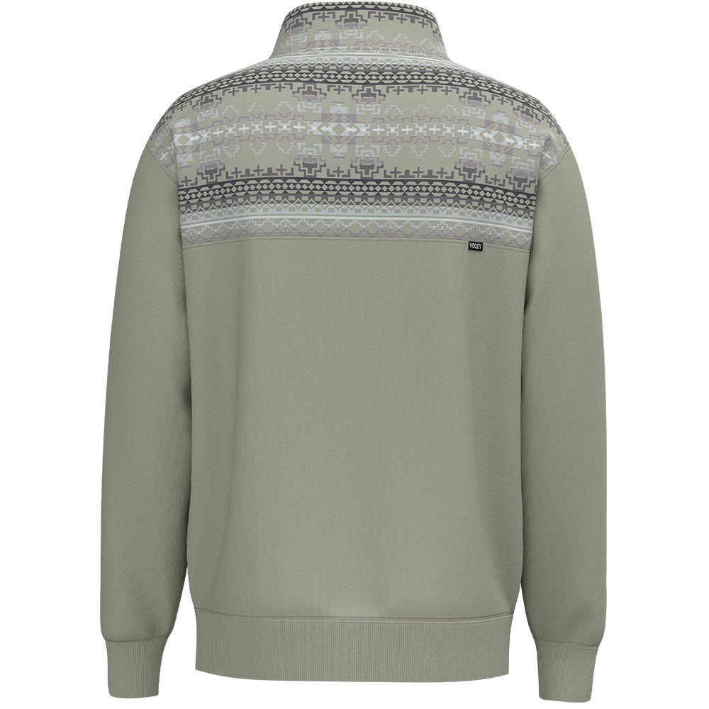 "Stevie" Pullover Grey/Aztec