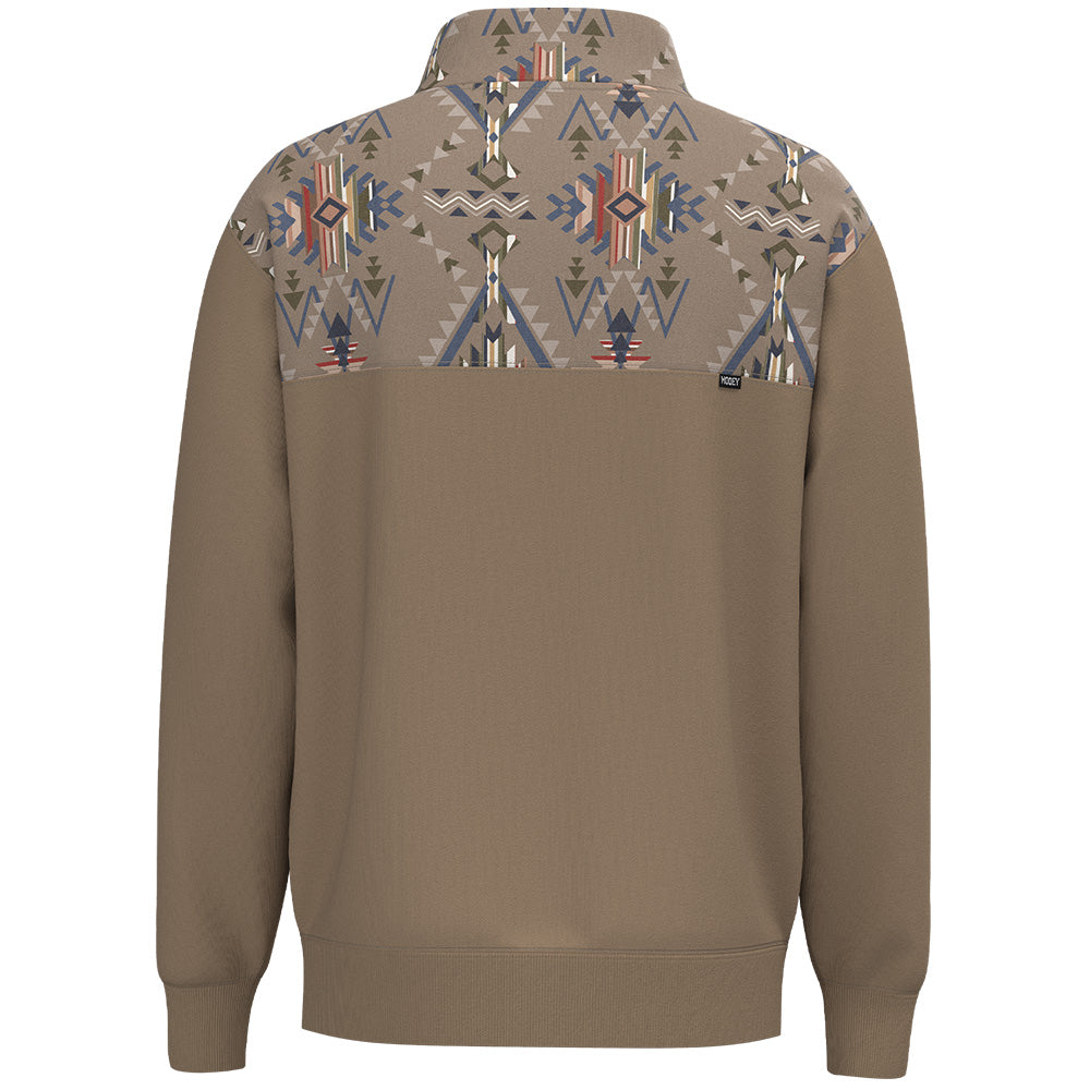 "Stevie" Pullover Tan/Aztec