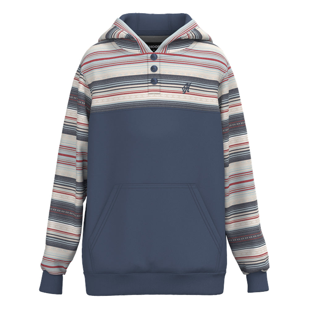 Youth "Jimmy" Hoody Blue/Serape
