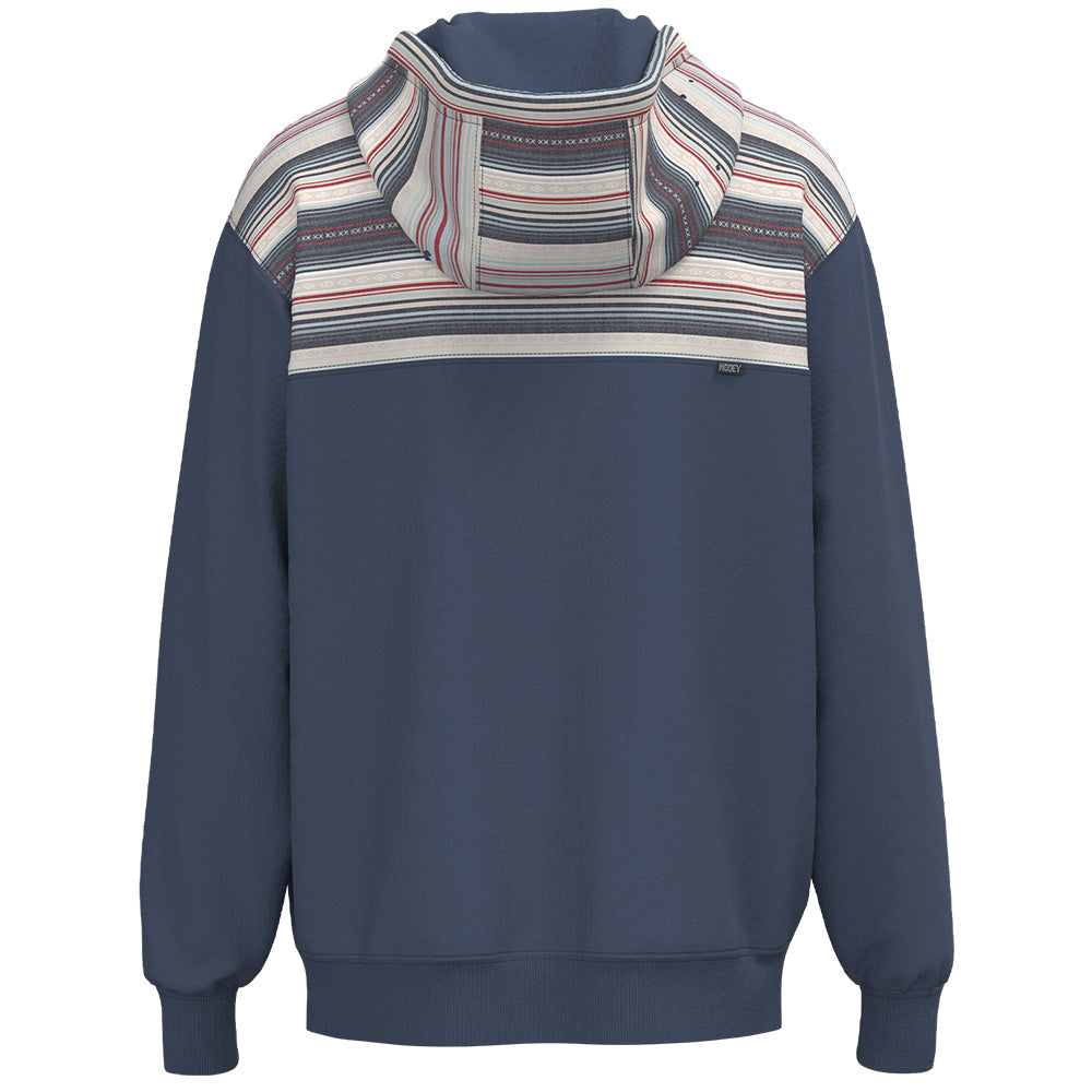 "Jimmy" Hoody Blue/Serape