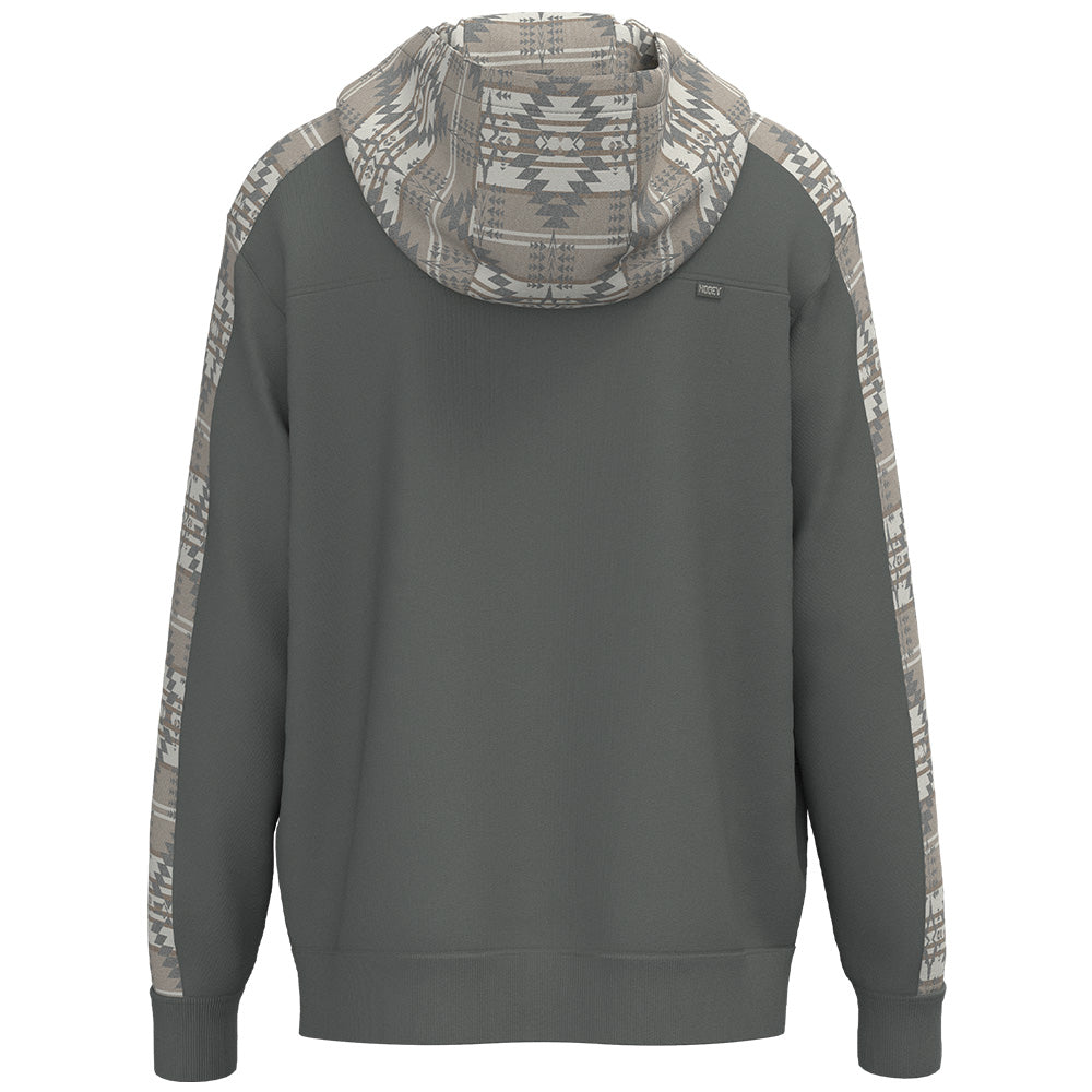 "Canyon" Hoody Dark Grey w/Aztec Detailing