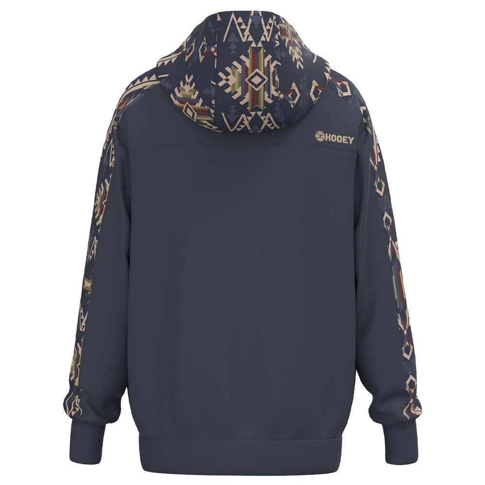 Canyon Hoody Dark Navy w/Aztec Detailing