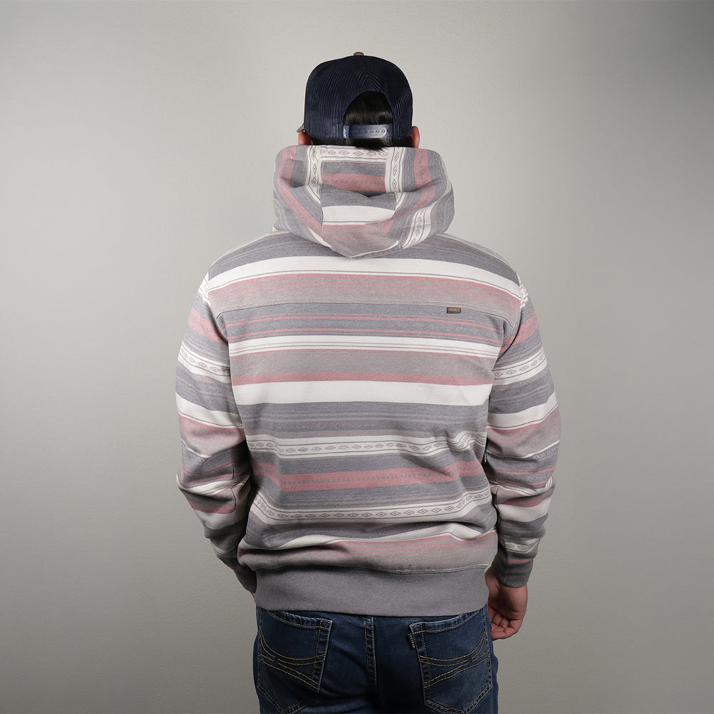 Legendary Hoody Cream/Brown & Red Stipes
