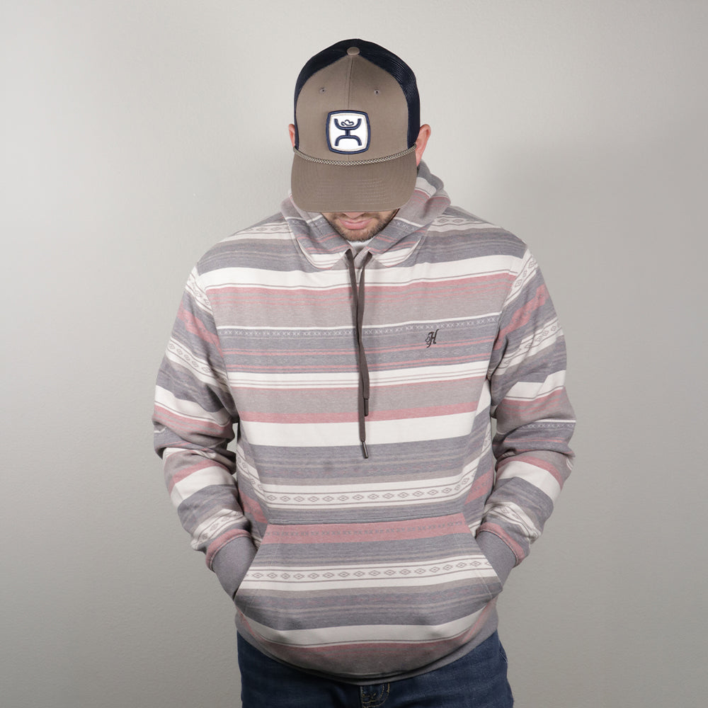 Legendary Hoody Cream/Brown & Red Stipes
