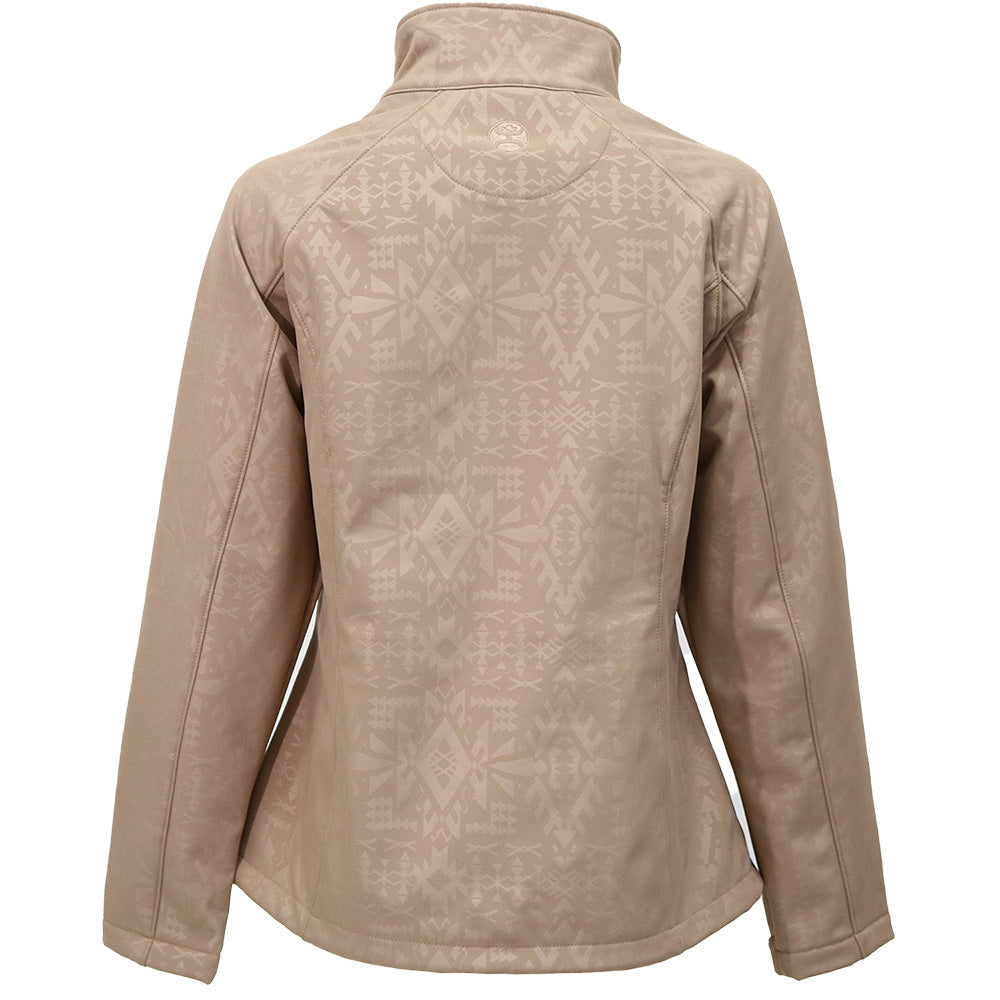 "Storm Jacket" Tan with Aztec