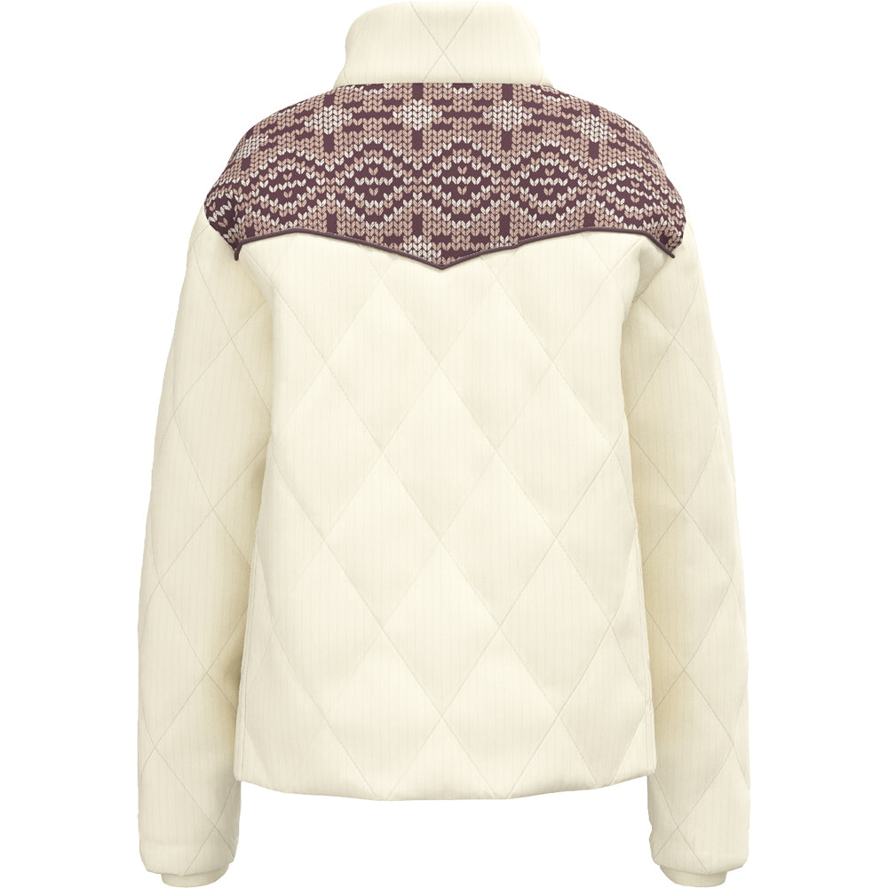 Daisy Quilted Puffer Jacket Cream