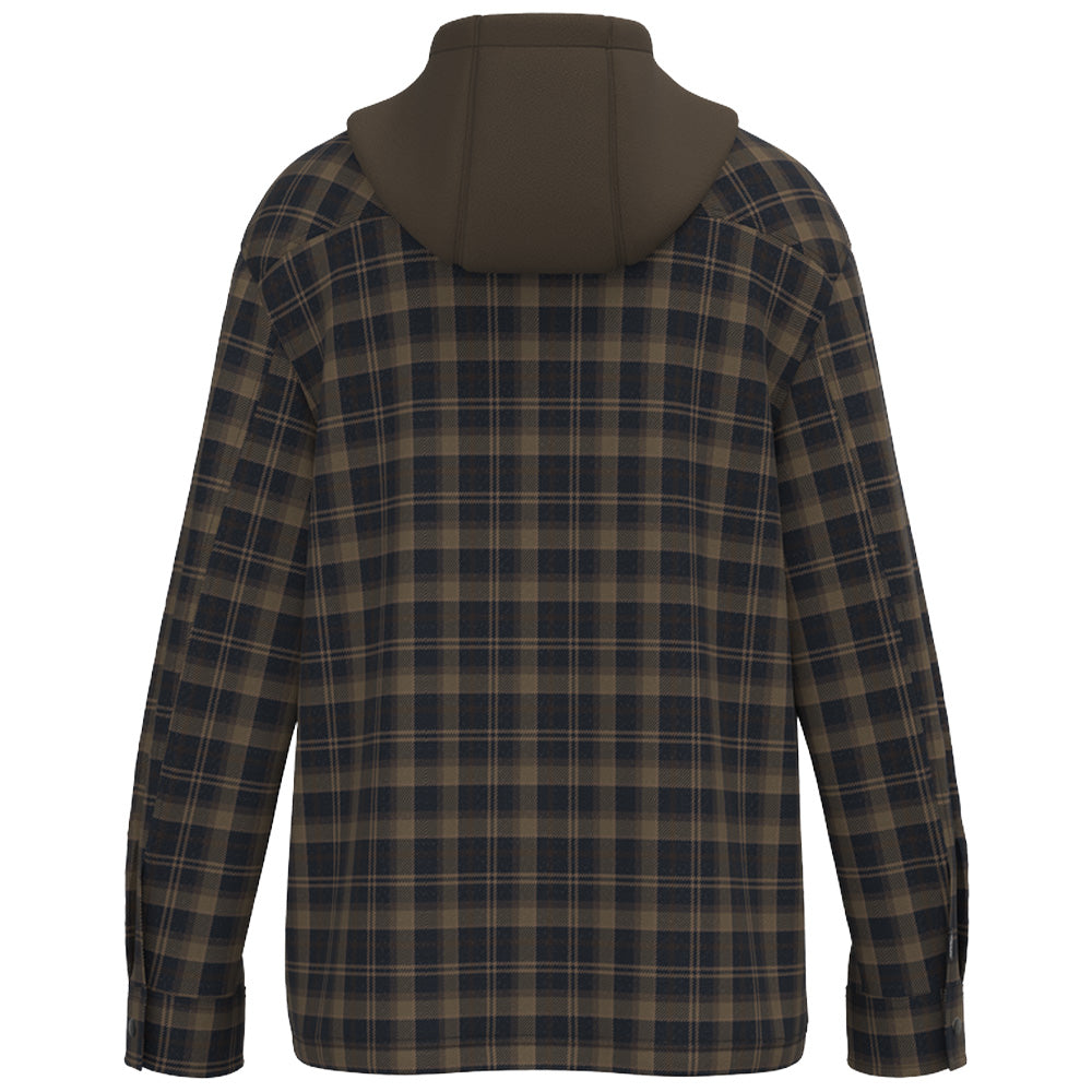 Collins Fleece Jacket Dark Brown