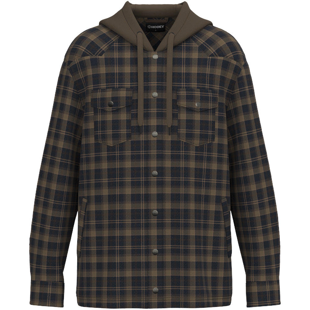 Collins Fleece Jacket Dark Brown
