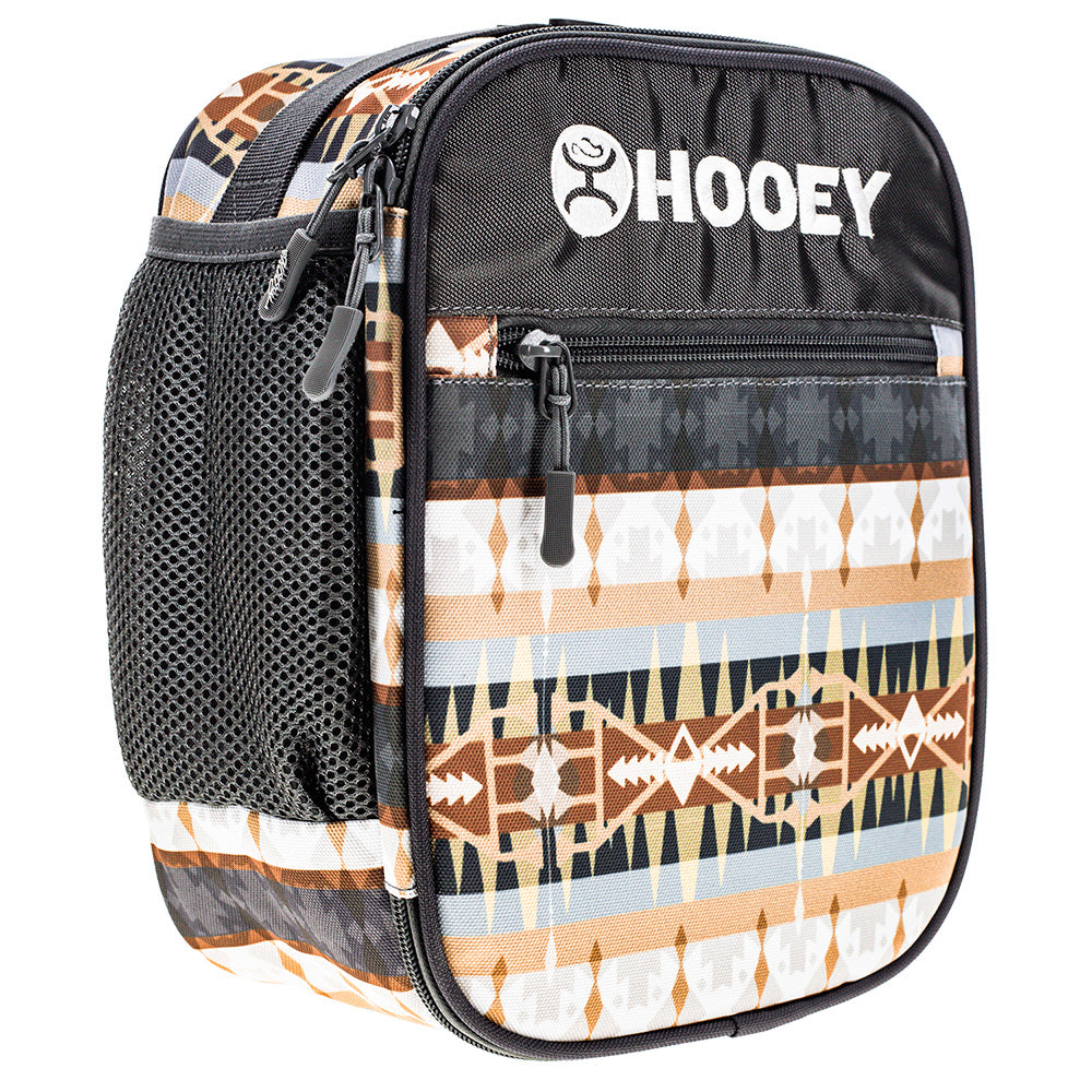"Hooey Lunch Box" Tan & Charcoal