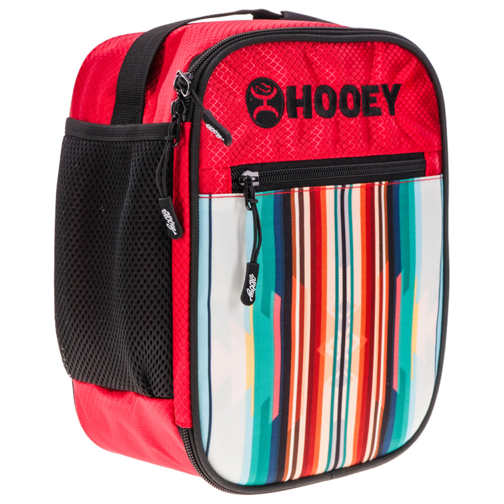 Hooey Lunch Box Red w/Multi-color Serape