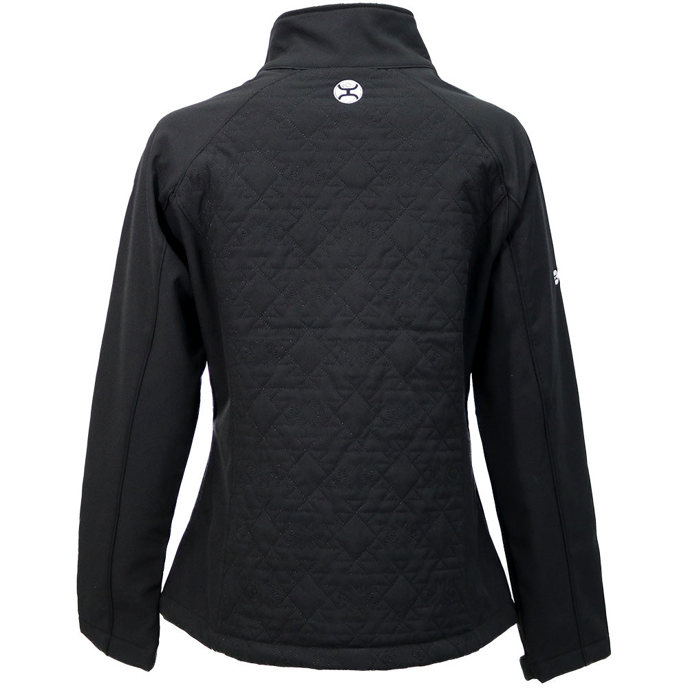 "Quilted Storm Jacket" Black