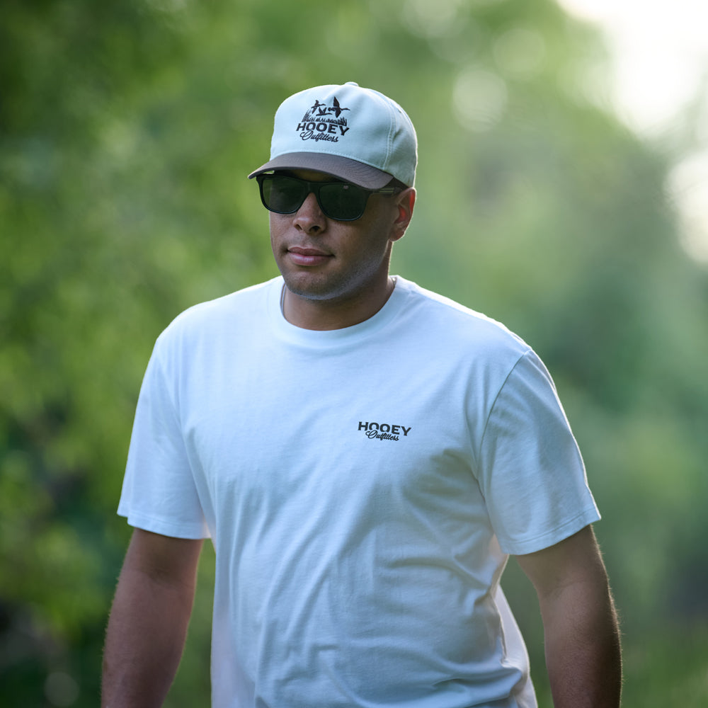 "Decoy" Hat Cream w/ Brown Logo