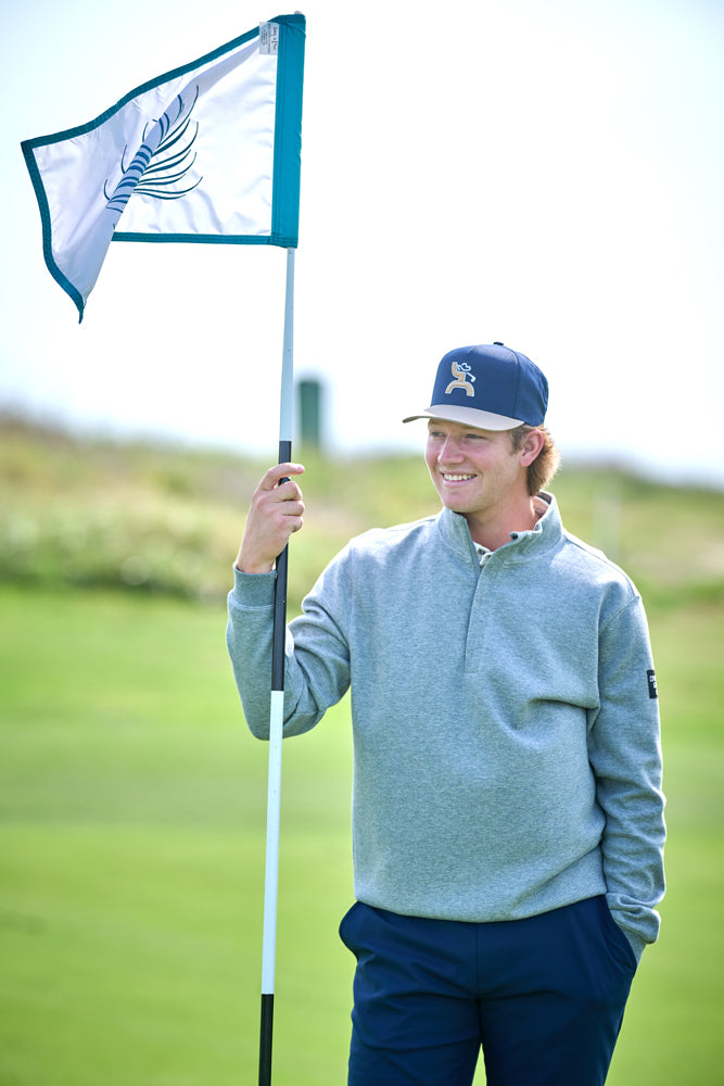 "Ace Pullover" Heather Grey Long sleeve