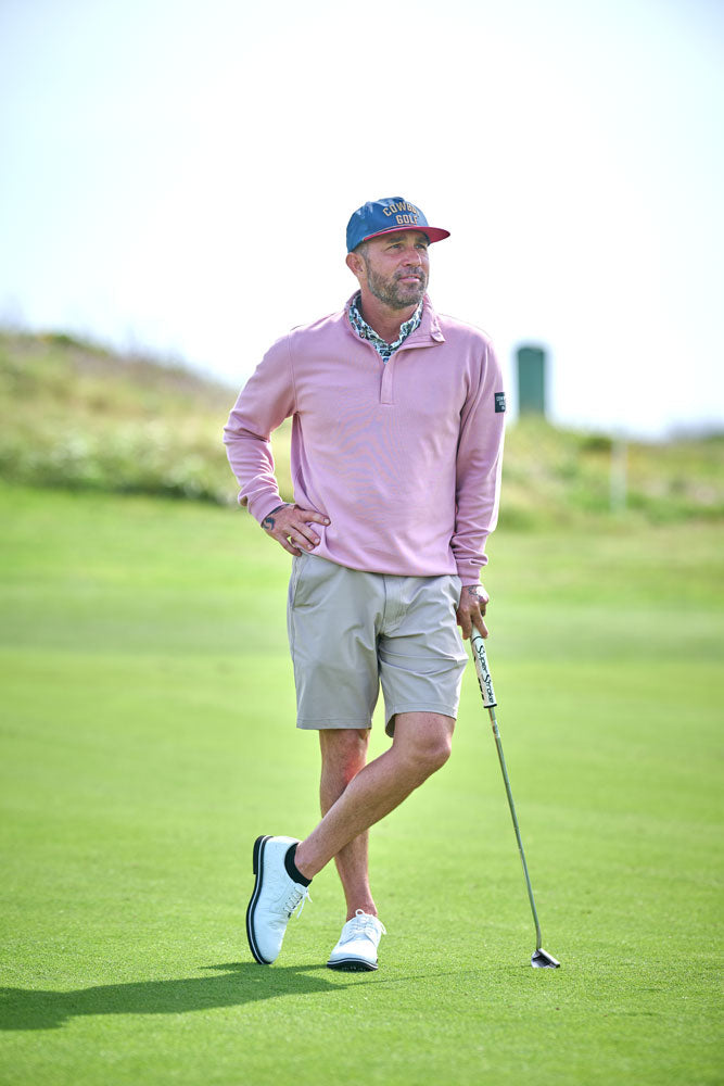 "Ace Pullover" Pink Long sleeve