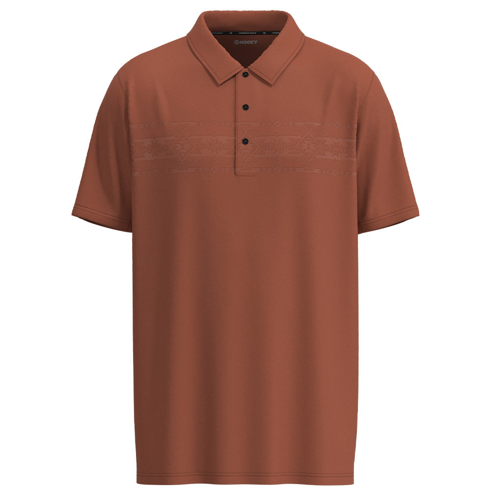 "The Weekender" Rust w/ embossed Aztec Polo